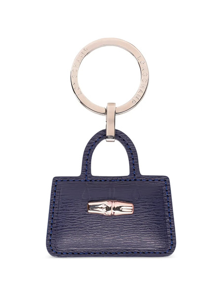  Longchamp Llavero Roseau - Azul 