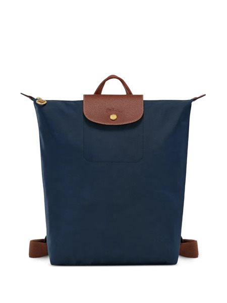  Longchamp Mochila Le Pliage Mediana - Azul 