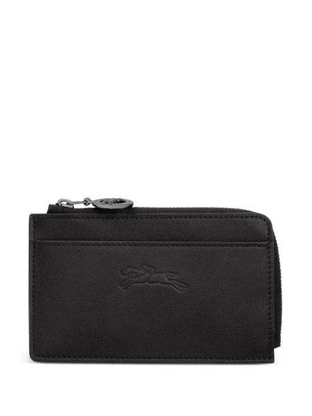  Longchamp Tarjetero Le Pliage Con Relieve - Negro 