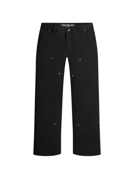  Lostshdws Vaqueros Con Rodillas Dobles - Negro 