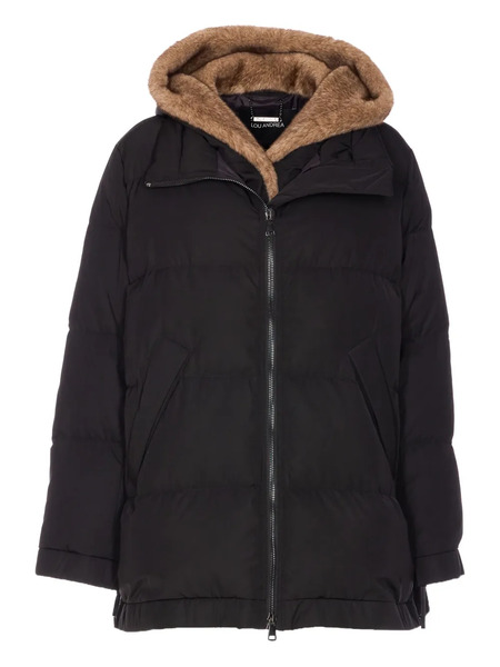  Lou Andrea Parka Con Capucha Y Cremallera - Negro 