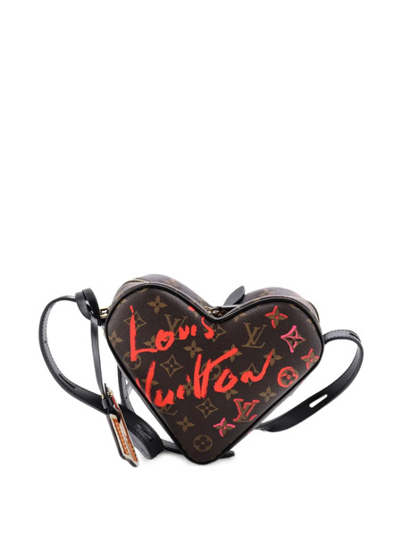  Louis Vuitton Pre-owned Bandolera Coeur Handbag Limited Edition Fall In Love De Lona Monogram - Marrón 