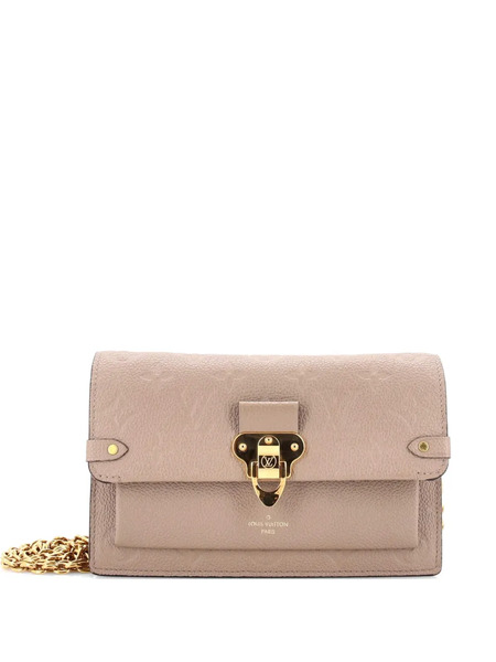  Louis Vuitton Pre-owned Bandolera Vavin Chain Wallet Nm De Piel Empreinte Con Motivo Monogram - Neutro 