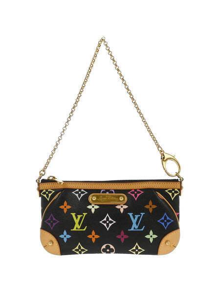  Louis Vuitton Pre-owned Bolso De Mano Mm Pochette Milla De Louis Vuitton Pre-owned X Takashi Murakami 2012 - Negro 