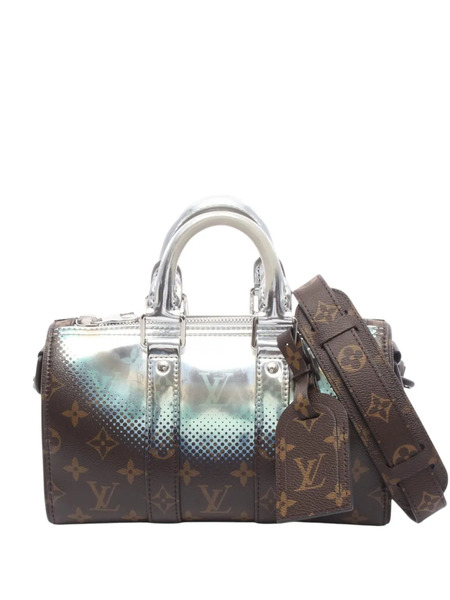  Louis Vuitton Pre-owned Bolso Satchel Monogram Metallic Nebula Keepall Bandouliere 25 2021-2026 - Marrón 