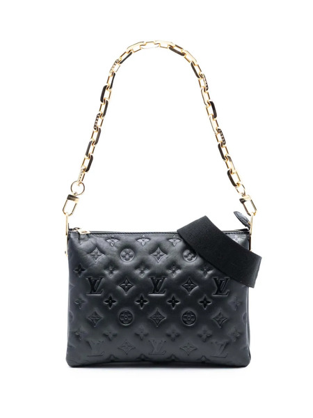  Louis Vuitton Pre-owned Bolso Satchel Puffy Coussin Pm De Piel De Borrego Con Monograma 2021-2025 - Negro 