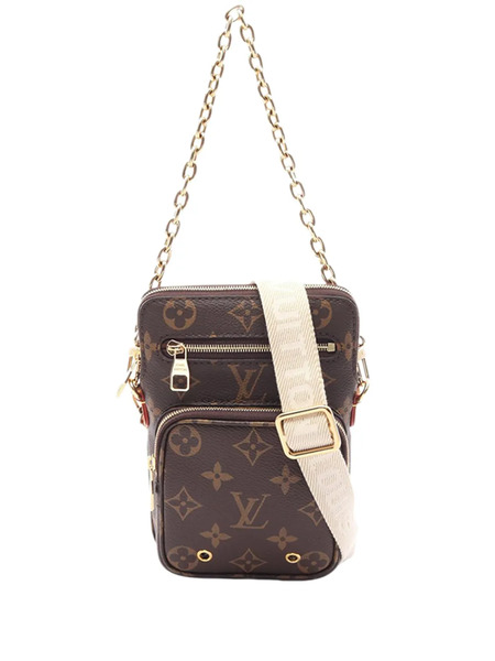  Louis Vuitton Pre-owned Bolso Satchel Utility Con Funda Para Teléfono Con Monograma 2021-2026 - Marrón 