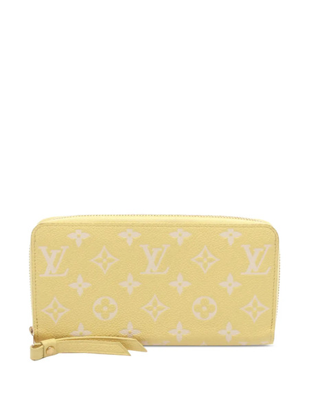  Louis Vuitton Pre-owned Cartera Zippy Wallet Larga De Piel Empreinte Con Motivo Monogram 2010-2026 - Amarillo 