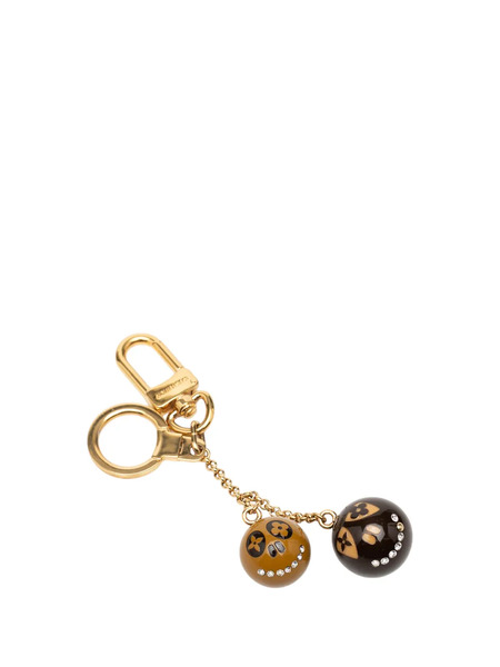  Louis Vuitton Pre-owned Llavero Jack And Lucie De Resina Bañado En Oro Con Apliques De Strass 2006-2007 - Dorado 