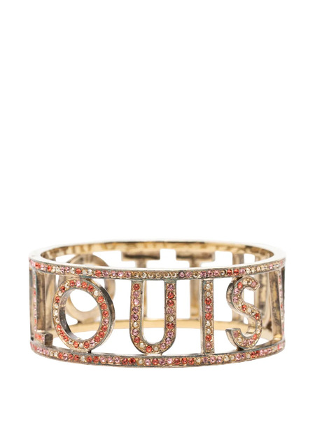  Louis Vuitton Pre-owned Pulsera 1001 Nuits Bañada En Oro Con Cristales De Swarovski Bangle 2005-2026 - Dorado 