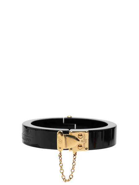  Louis Vuitton Pre-owned Pulsera Resin Lock Me Bangle 2011 - Negro 