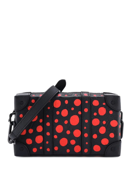  Louis Vuitton Pre-owned Soft Trunk Wearable Wallet Yayoi Kusama Infinity Dots Monogram Taurillon Leather Crossbody Bag - Negro 