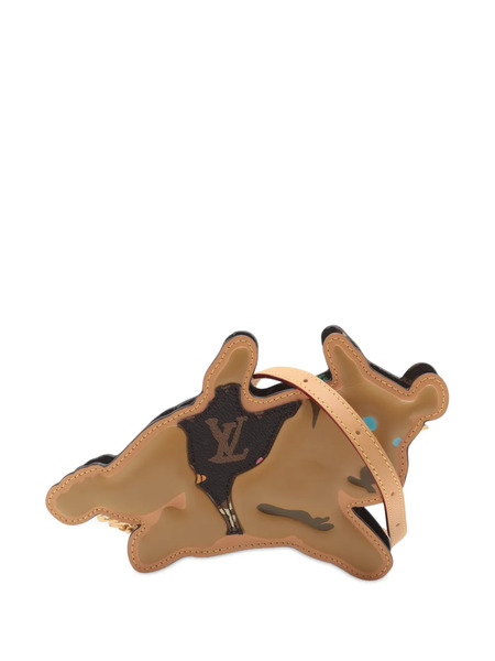  Louis Vuitton Pre-owned 2021-2025 Tyler The Creator Monogram Craggy Dog On Strap Wearable Wallet Crossbody Bag - Marrón 