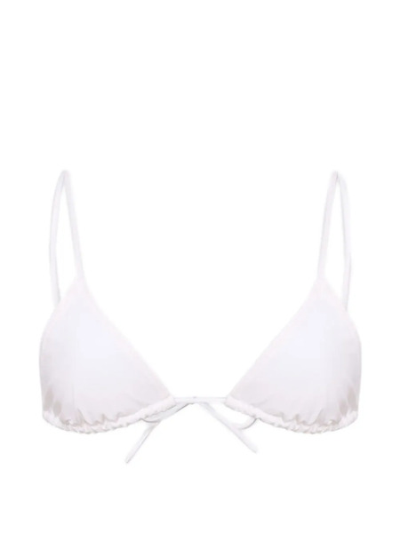  Loulou De Saison Top De Bikini Con Forma Triangular - Blanco 