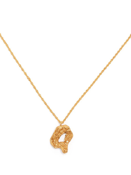  Loveness Lee Collar Con Colgante De Letra Q - Dorado 