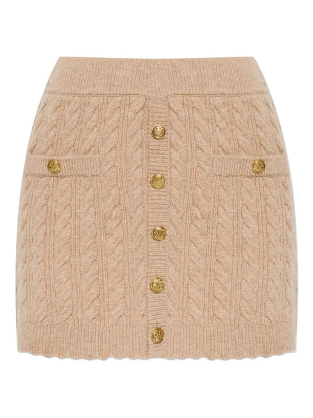  Loveshackfancy Minifalda Berritt Con Botones - Neutro 