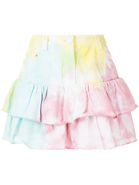  Loveshackfancy Minifalda Landen A Capas - Multicolor 