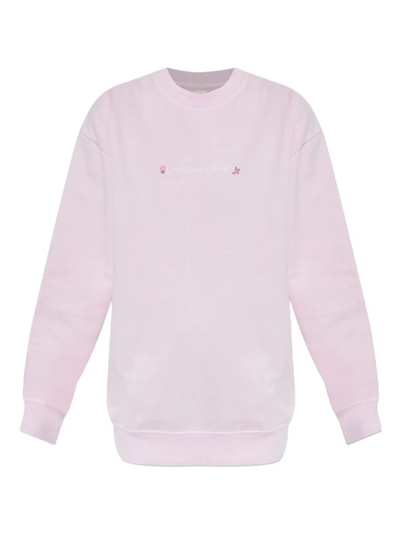  Loveshackfancy Sudadera Palo Bordada - Rosa 