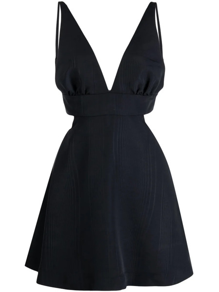  Loveshackfancy Vestido Con Lazo Oversize - Negro 