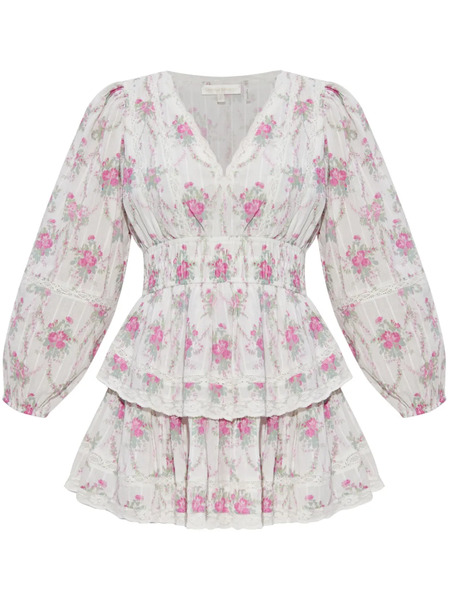  Loveshackfancy Vestido Mellini - Blanco 