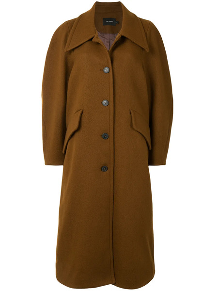 Low Classic Abrigo Oversize Con Botones - Marrón 