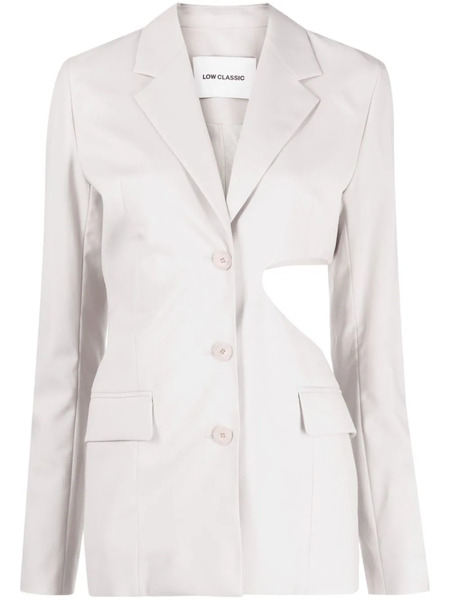  Low Classic Blazer Con Botones - Gris 