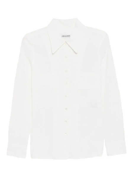  Low Classic Camisa Crumpled - Blanco 