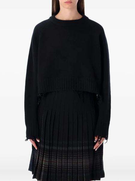  Low Classic Jersey Con Efecto Envejecido - Negro 