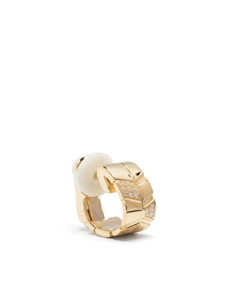 Loyal.e Paris Pendientes Ride & Love Semi-pavée Alternée En Oro Amarillo De 18kt Con Diamantes - Dorado 