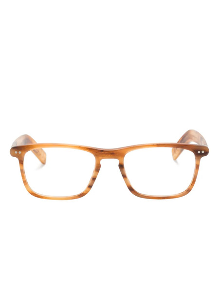  Lunor Gafas Con Montura Rectangular - Marrón 