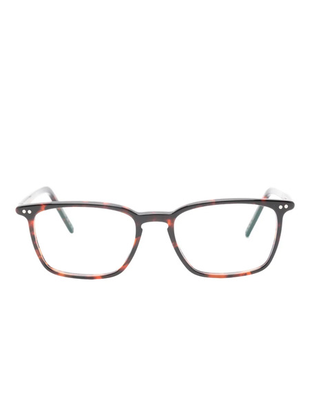  Lunor Gafas Con Montura Rectangular - Marrón 
