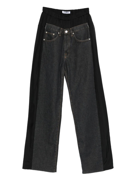  Lutz Huelle Pantalones Low Denim - Negro 