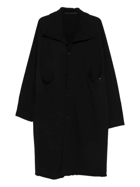  Ma+ Abrigo Con Botones - Negro 