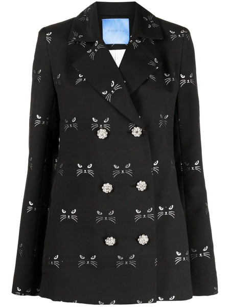  Macgraw Blazer Circa 72 Con Doble Botonadura - Negro 
