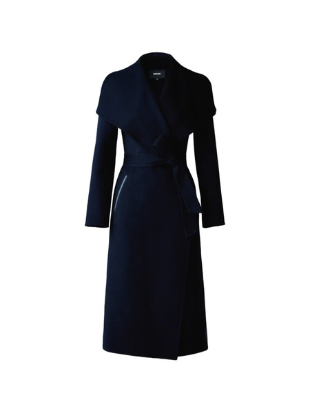  Mackage Abrigo Mai-cn Con Doble Botonadura - Azul 