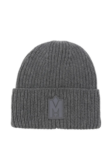  Mackage Gorro Con Parche Del Logo - Gris 