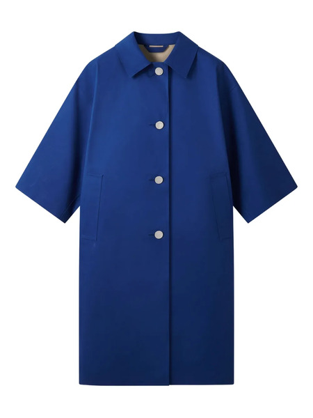  Mackintosh Abrigo Collin Con Botones - Azul 