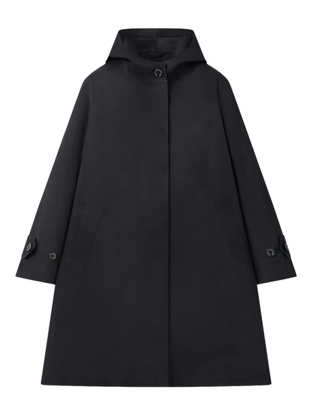  Mackintosh Abrigo Watten Con Capucha - Negro 
