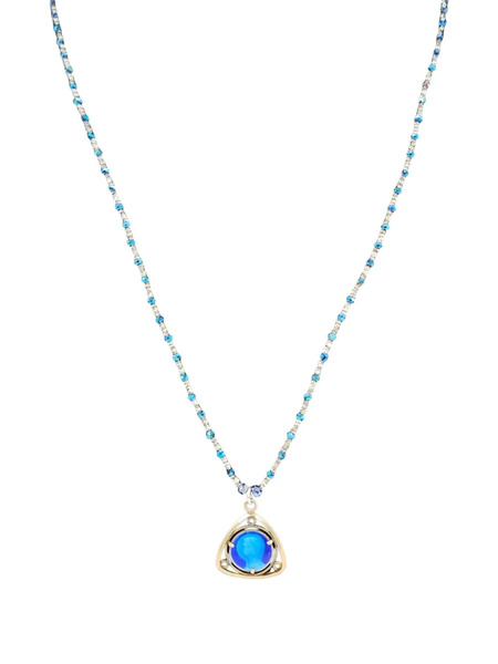  Madison Collar Mary-2 Con Cuentas - Plateado 