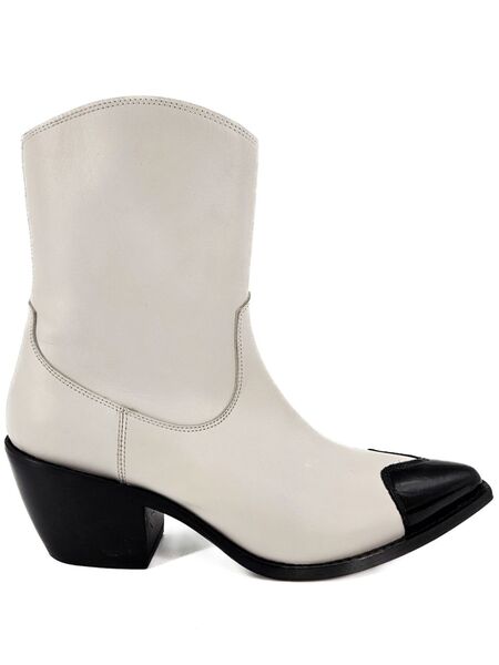  Madison.maison Botines Con Puntera De Corazón - Blanco 
