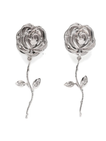  Magda Butrym Pendientes Rose Stem - Plateado 