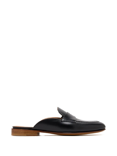  Magnanni Mules Con Puntera En Punta - Negro 