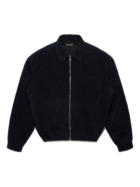  Mainless Chaqueta De Pana Con Cremallera - Azul 
