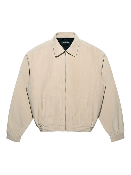  Mainless Chaqueta De Pana Con Cremallera - Neutro 