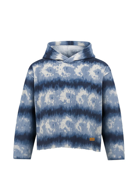  Maison Hideout Sudadera Corta Con Capucha - Azul 