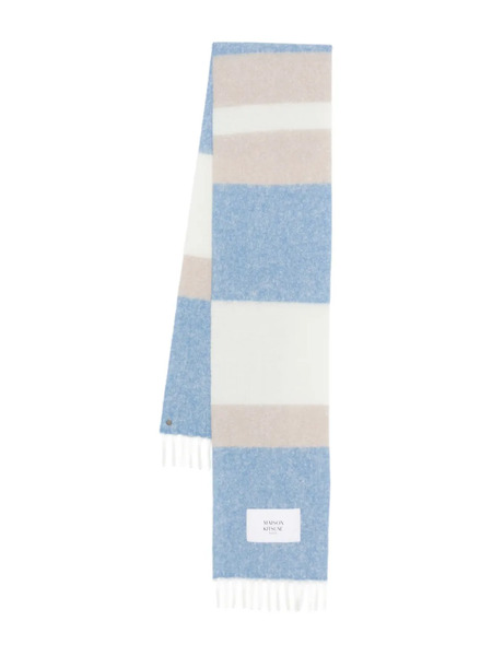  Maison Kitsuné Bufanda A Rayas - Azul 