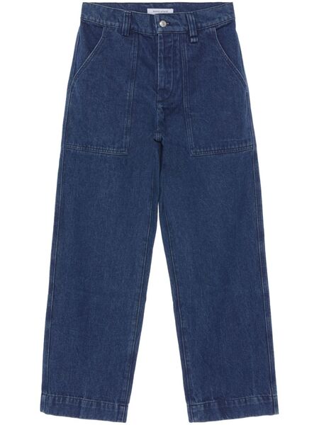  Maison Kitsuné Vaqueros Estilo Worker - Azul 