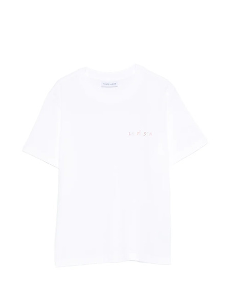  Maison Labiche Camiseta Con Letras - Blanco 
