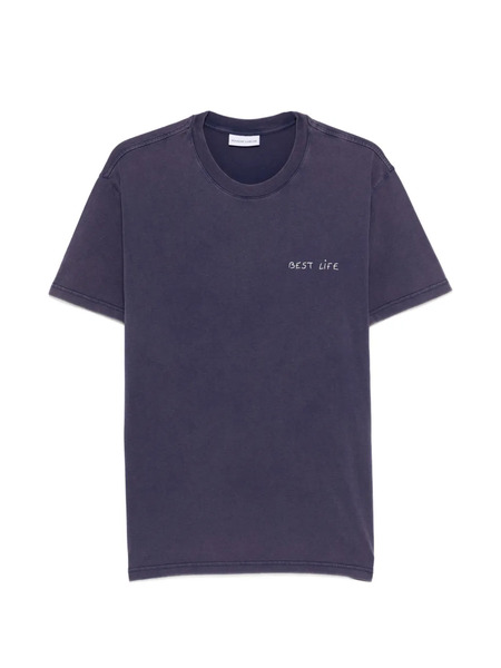  Maison Labiche Camiseta Popincourt Bordada - Azul 