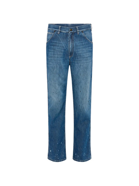 Maison Margiela Vaqueros Con Efecto Manchado - Azul 